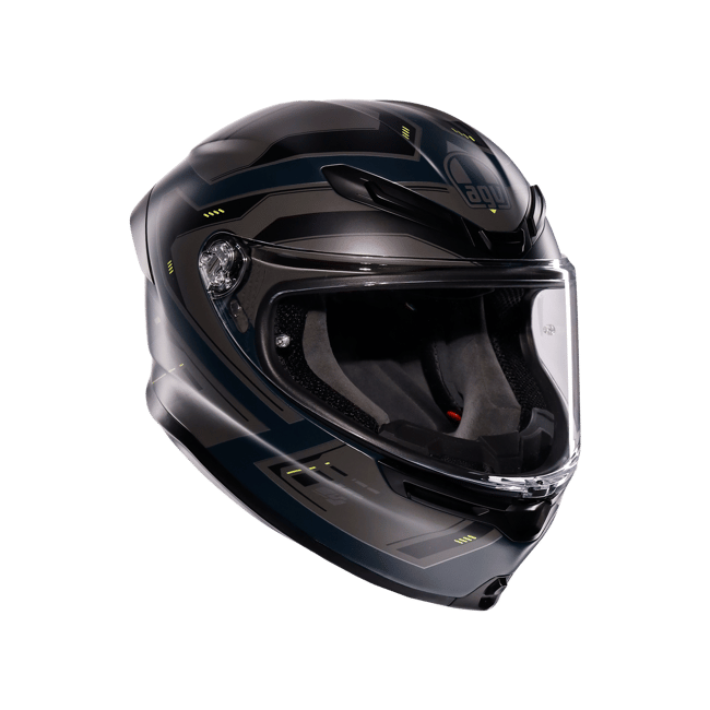 AGV K6 S ENHANCE - MATT GREY/ YELLOW FLUO