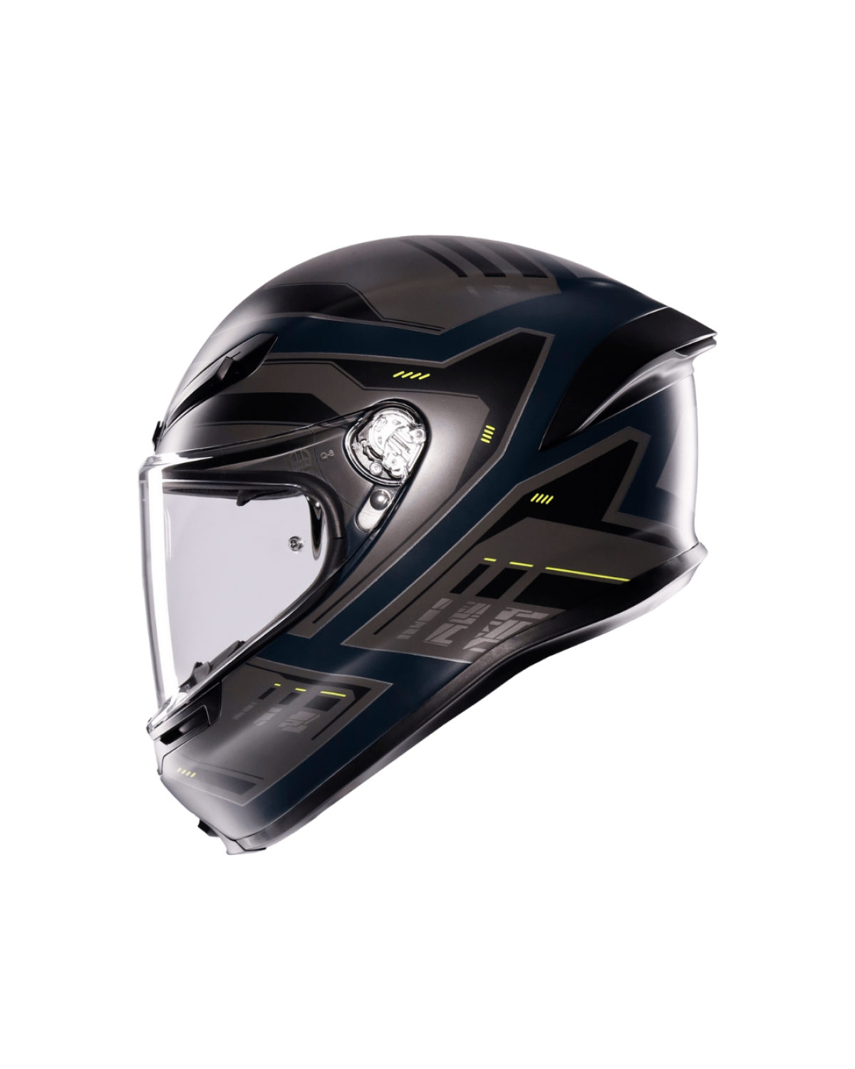 AGV K6 S ENHANCE - MATT GREY/ YELLOW FLUO