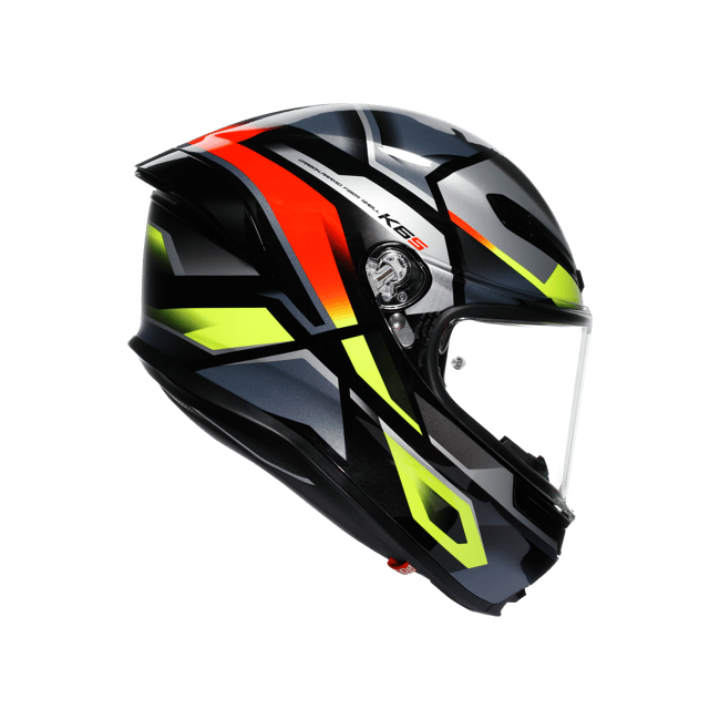 AGV K6 S ERAZER - BLACK / RED / YELLOW FLUO