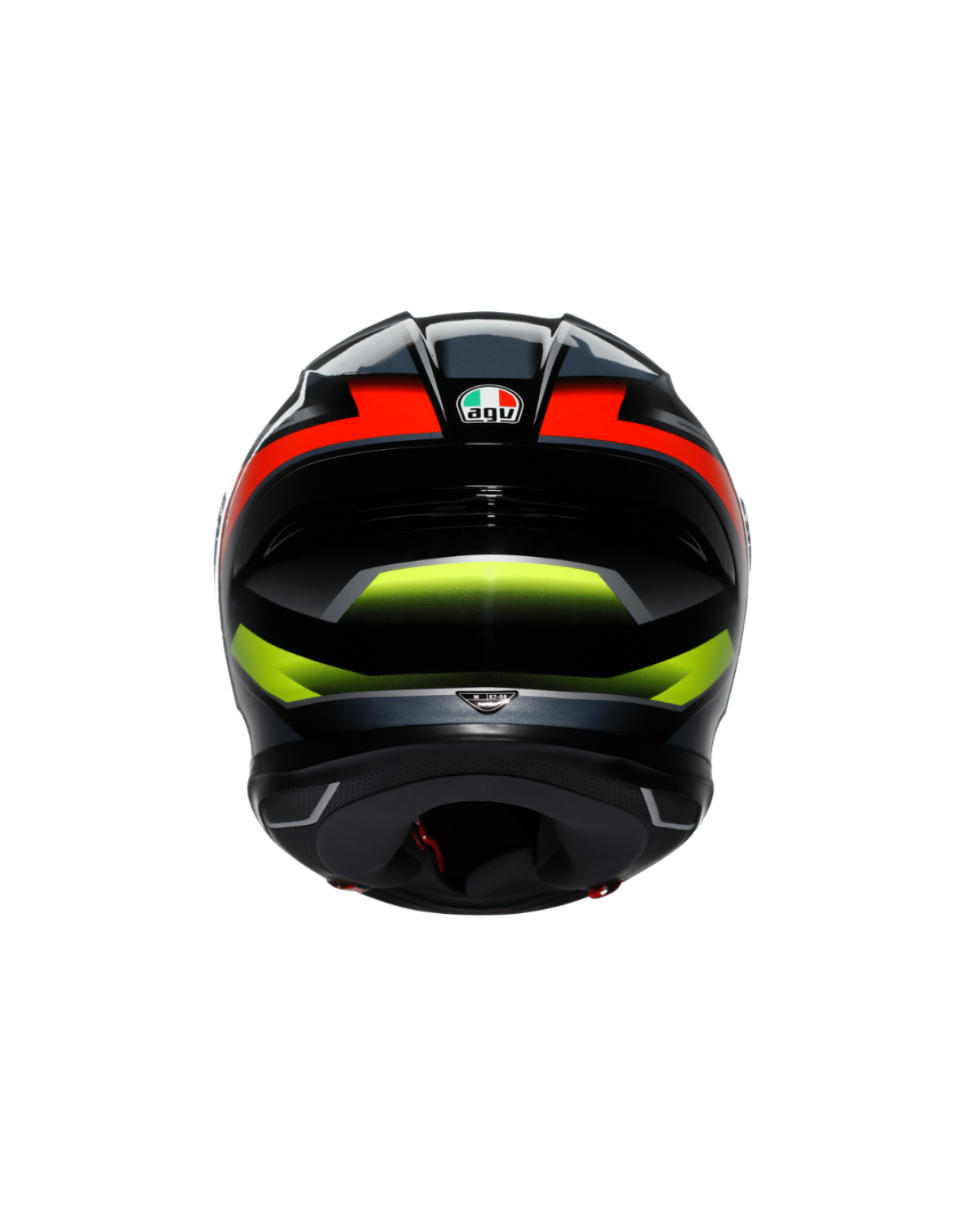 AGV K6 S ERAZER - BLACK / RED / YELLOW FLUO