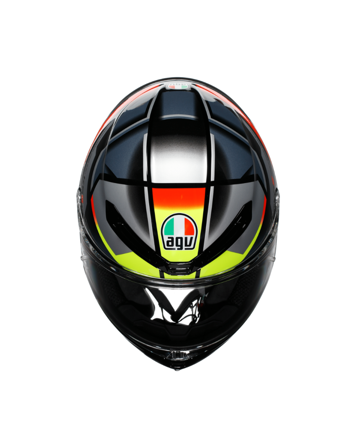 AGV K6 S ERAZER - BLACK / RED / YELLOW FLUO