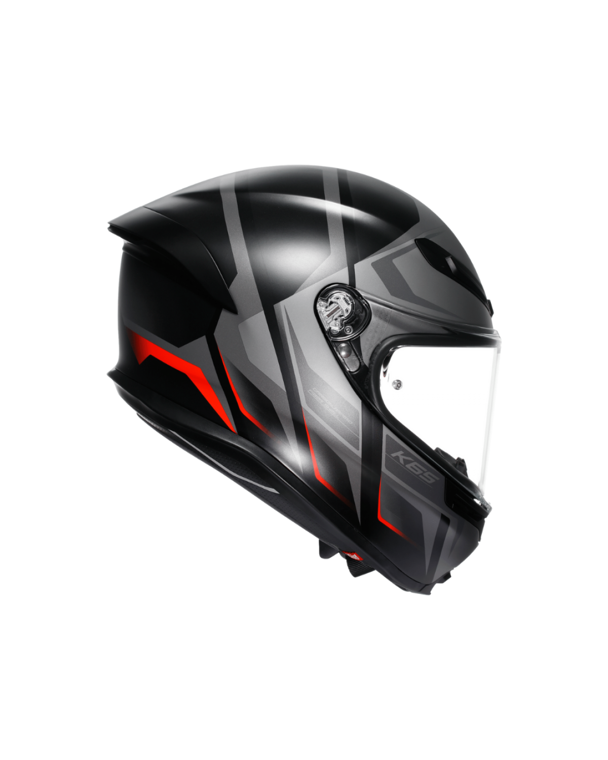 AGV K6 S KARVE MATT - BLACK / GREY / RED AGV K6 S KARVE MATT - BLACK / GREY / RED