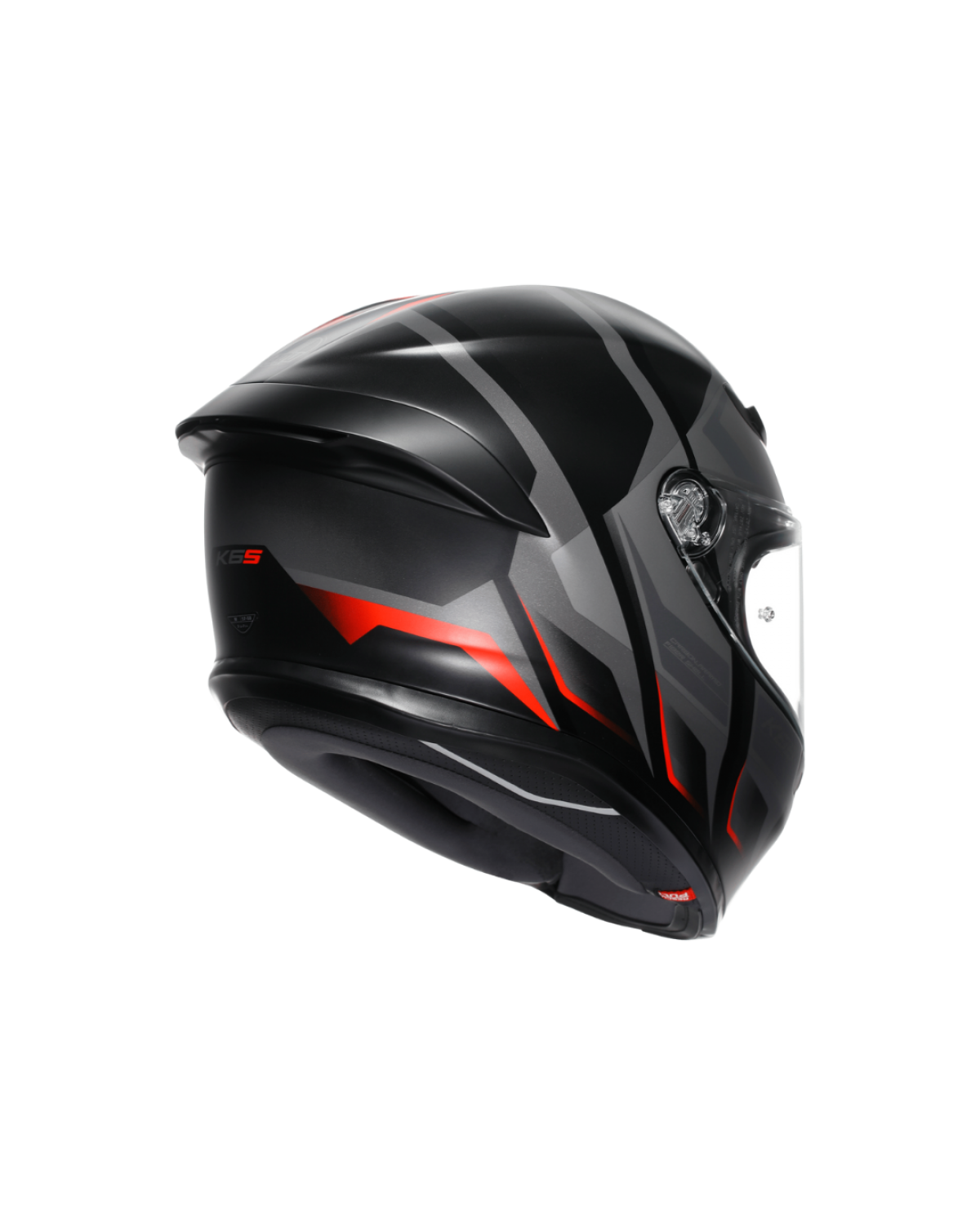 AGV K6 S KARVE MATT - BLACK / GREY / RED