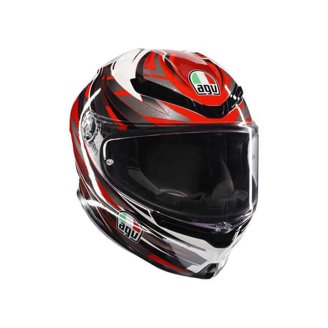AGV K6 S REEVAL - WHITE / RED / GREY