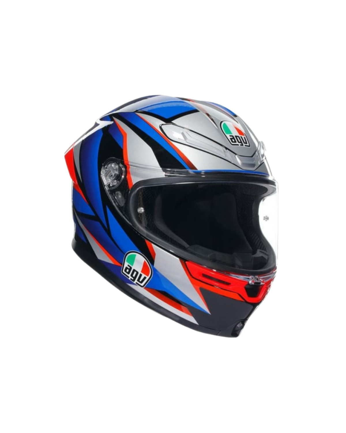 AGV K6 S SLASHCUT - BLACK / BLUE / RED