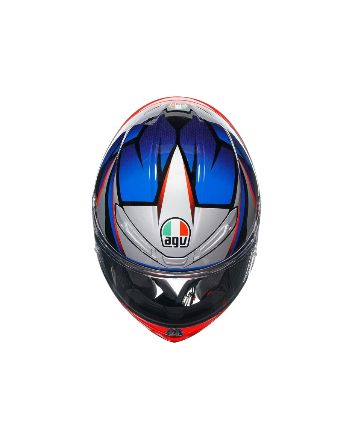 AGV K6 S SLASHCUT - BLACK / BLUE / RED