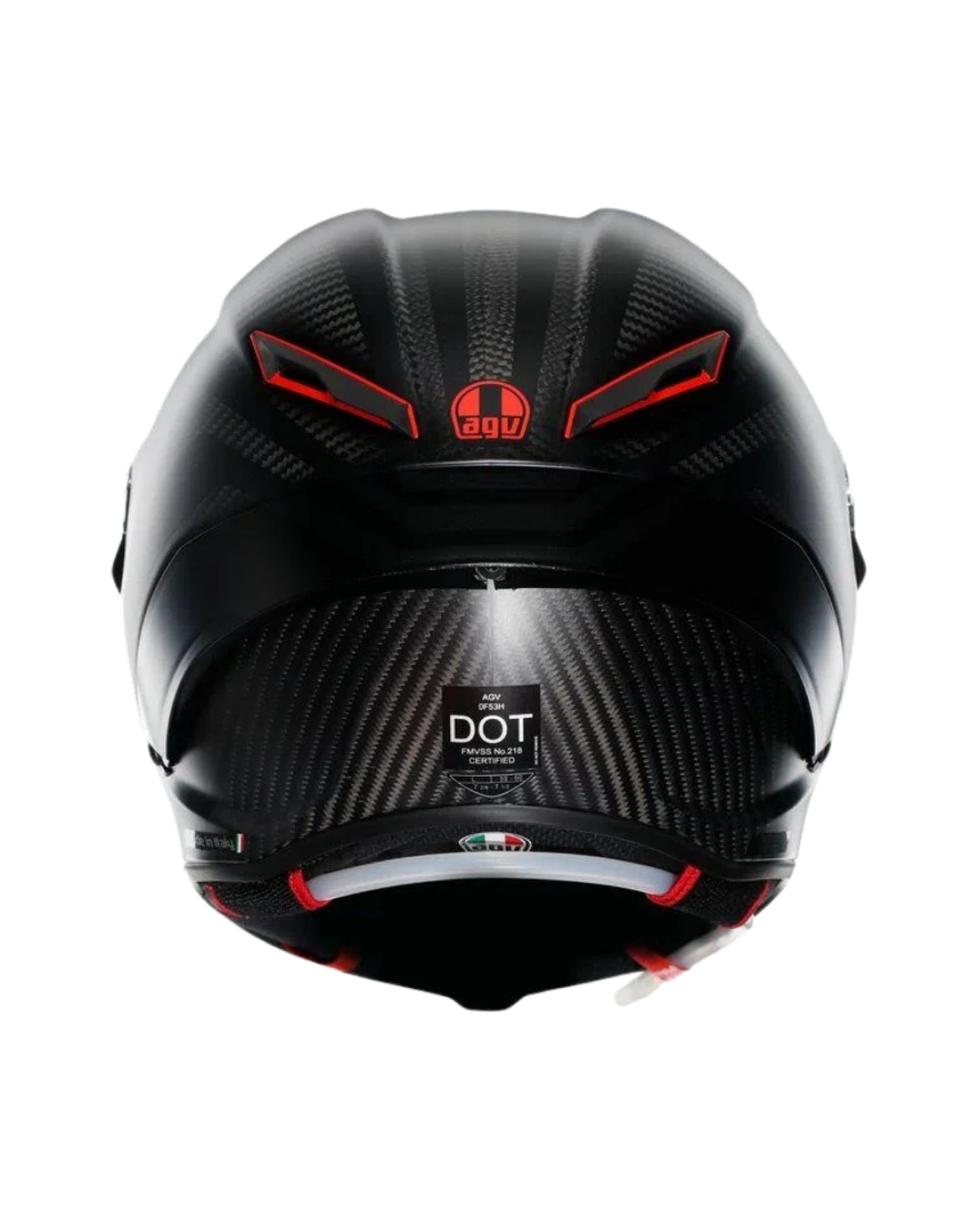 AGV PISTA GP RR INTREPIDO MATT - CARBON / BLACK / RED
