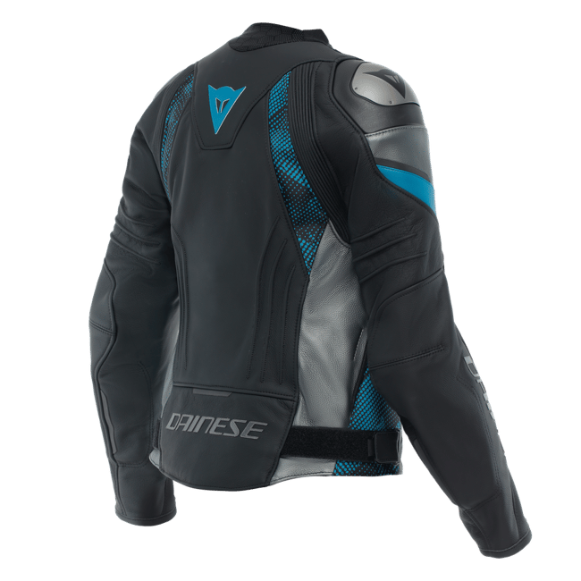 DAINESE AVRO 5 DERİ KADIN MONT - BLACK / TEAL / ANTHRACITE