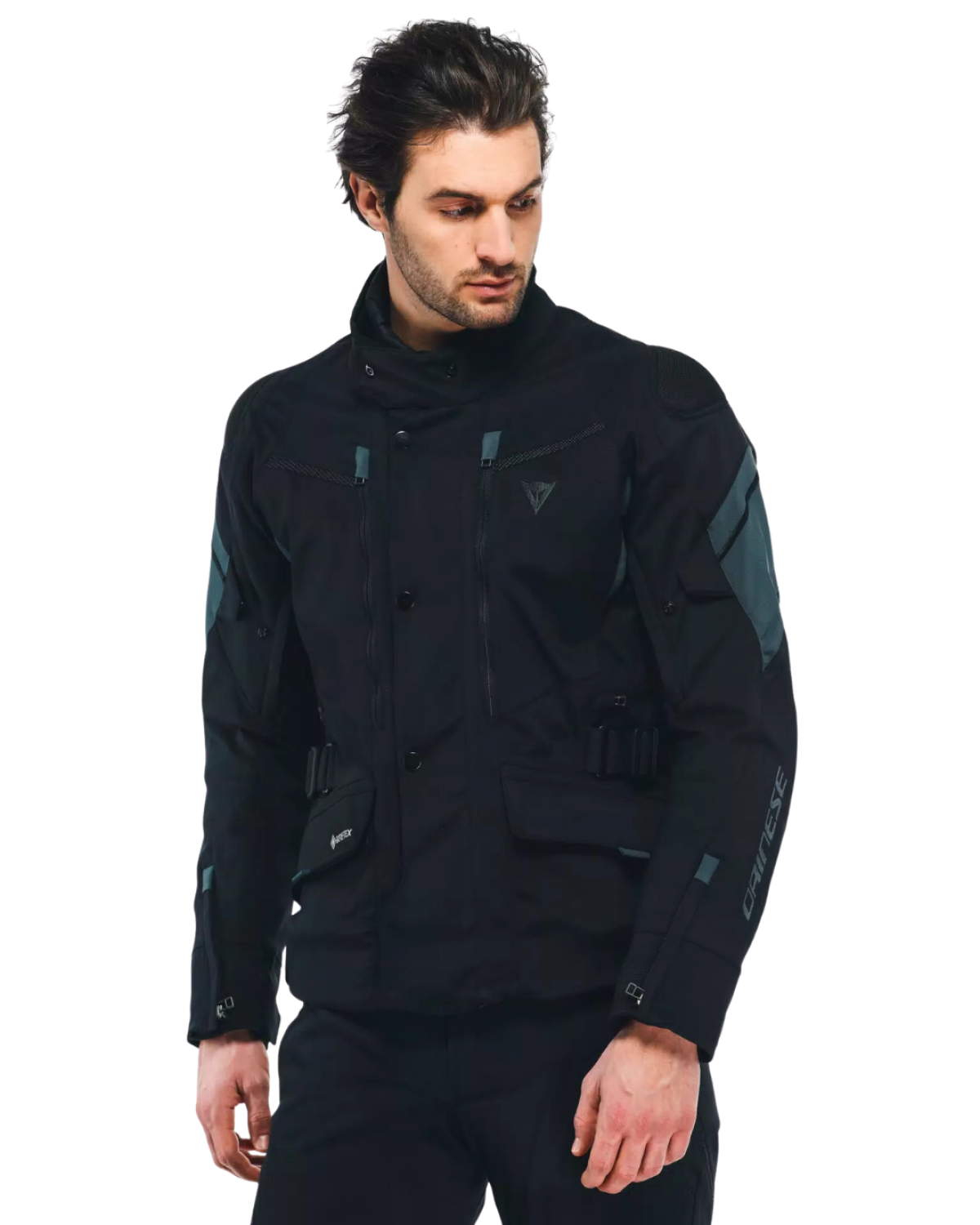 DAINESE CARVE MASTER 3 GORE-TEX ERKEK MONT - BLACK / BLACK / EBONY