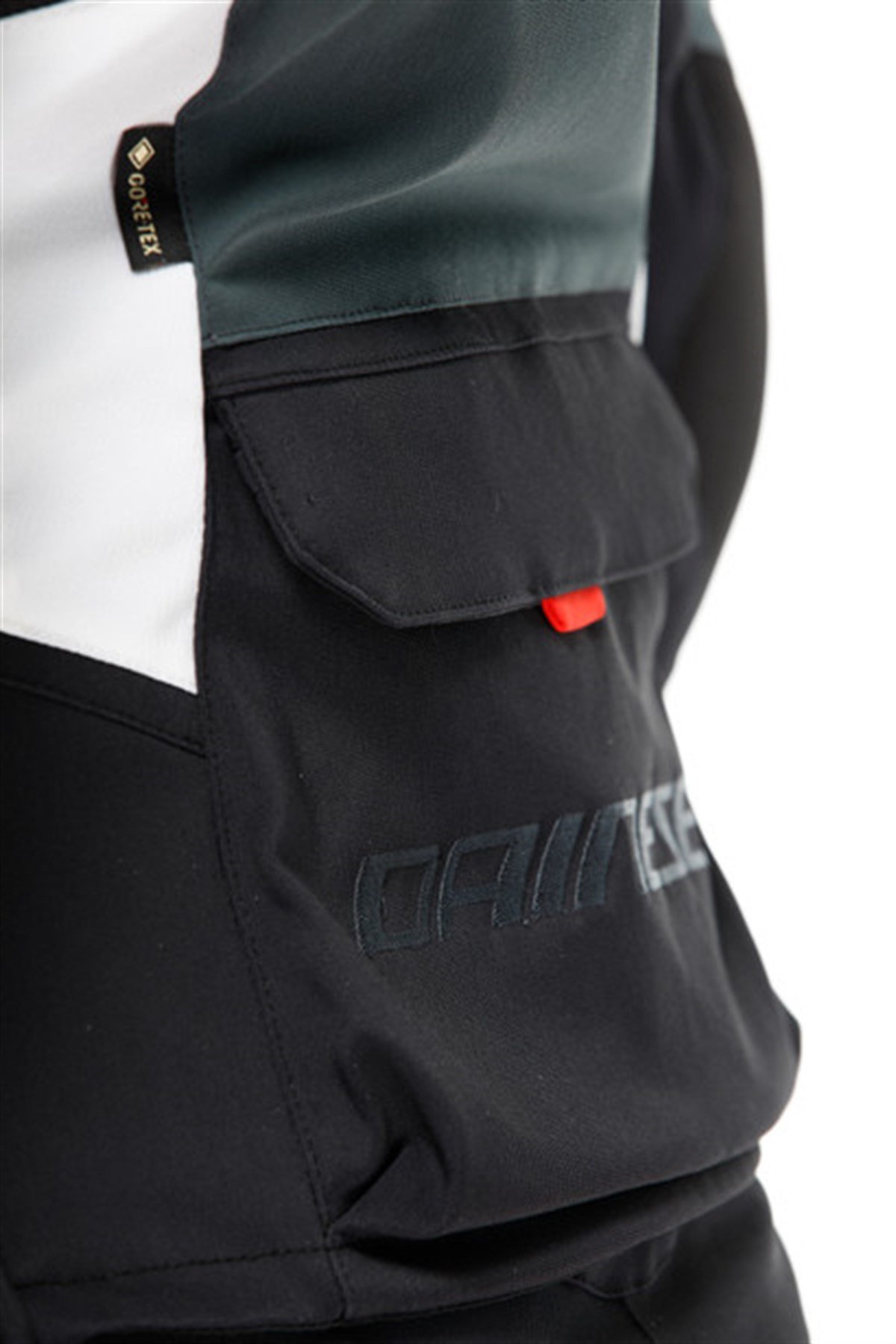 DAINESE CARVE MASTER 3 GORE-TEX KADIN MONT - BLACK / EBONY / LAVA-RED