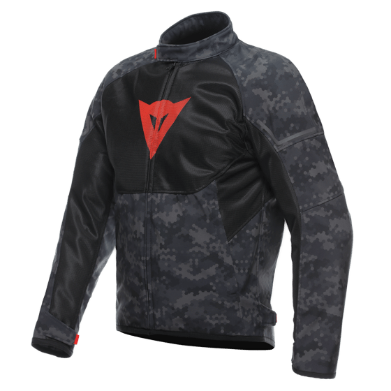 DAINESE IGNITE AIR ERKEK MONT - CAMO GRAY / BLACK / FLUO RED