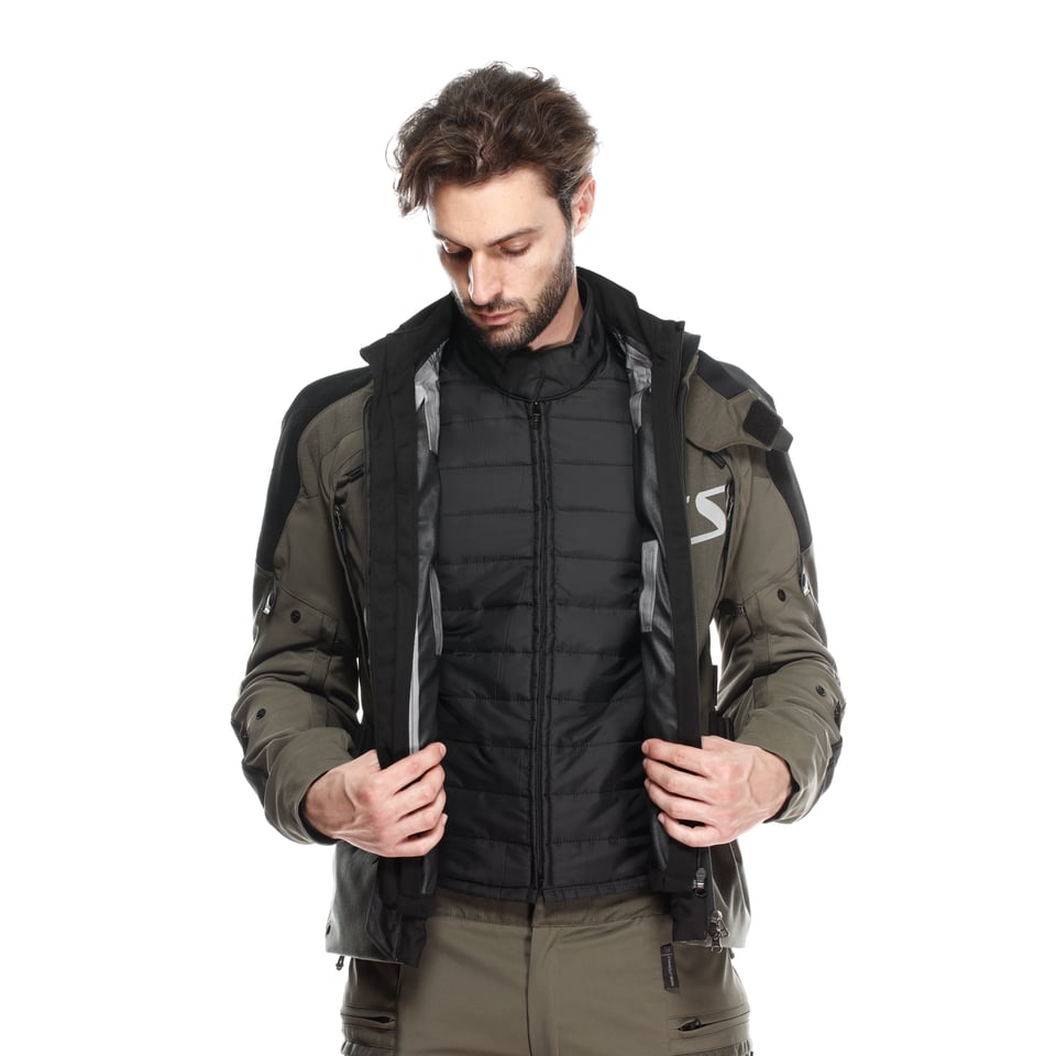 DAINESE SPRINGBOK 3L ABSOLUTESHELL ERKEK MONT - TARMAC / BLACK