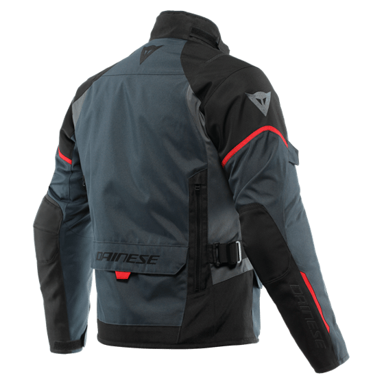 DAINESE TEMPEST 3 D-DRY ERKEK MONT - EBONY / BLACK / LAVA-RED