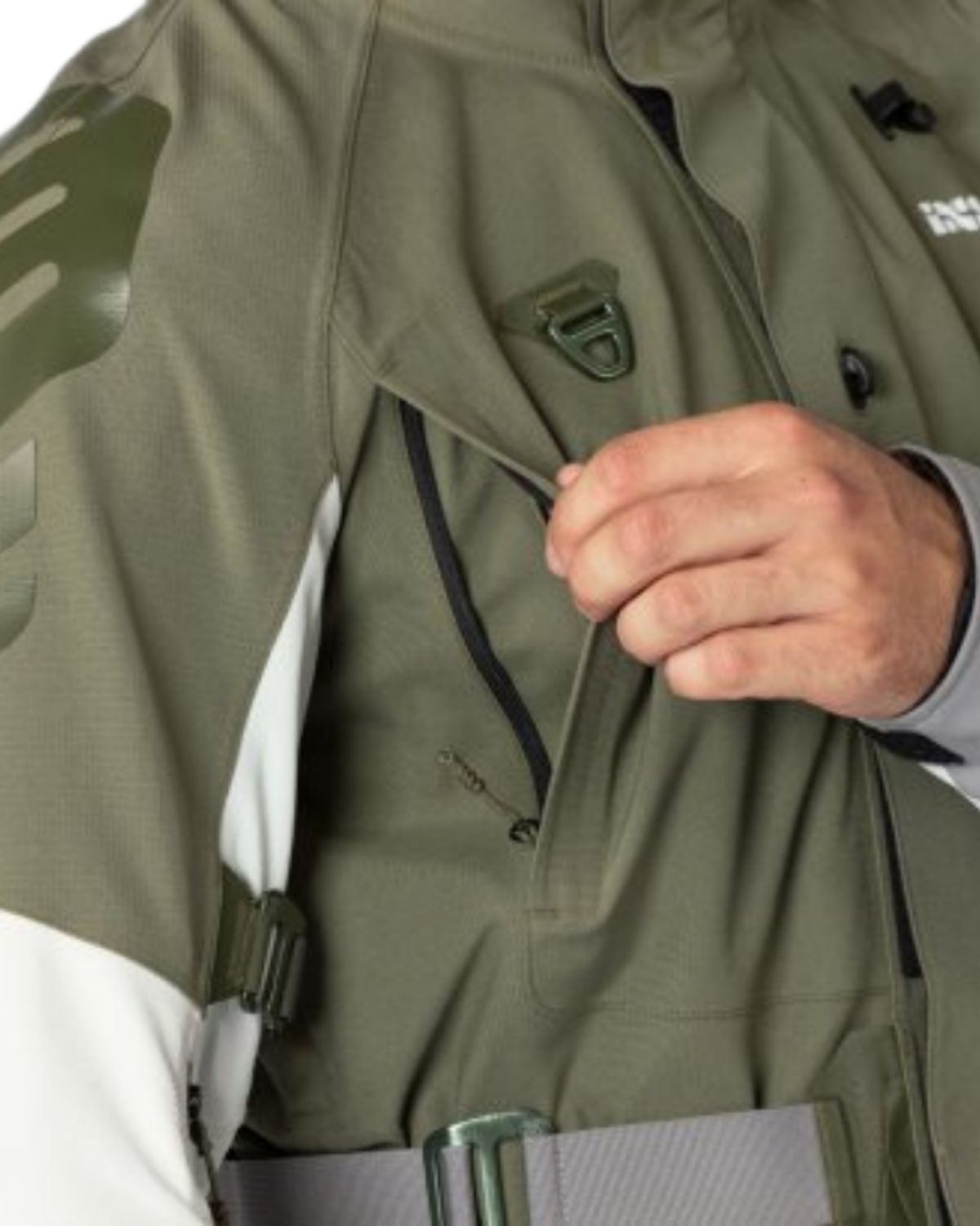 IXS VENTURE-STX 1.0 LAMINATED ERKEK MONT - LIGHT GREY-OLIVE