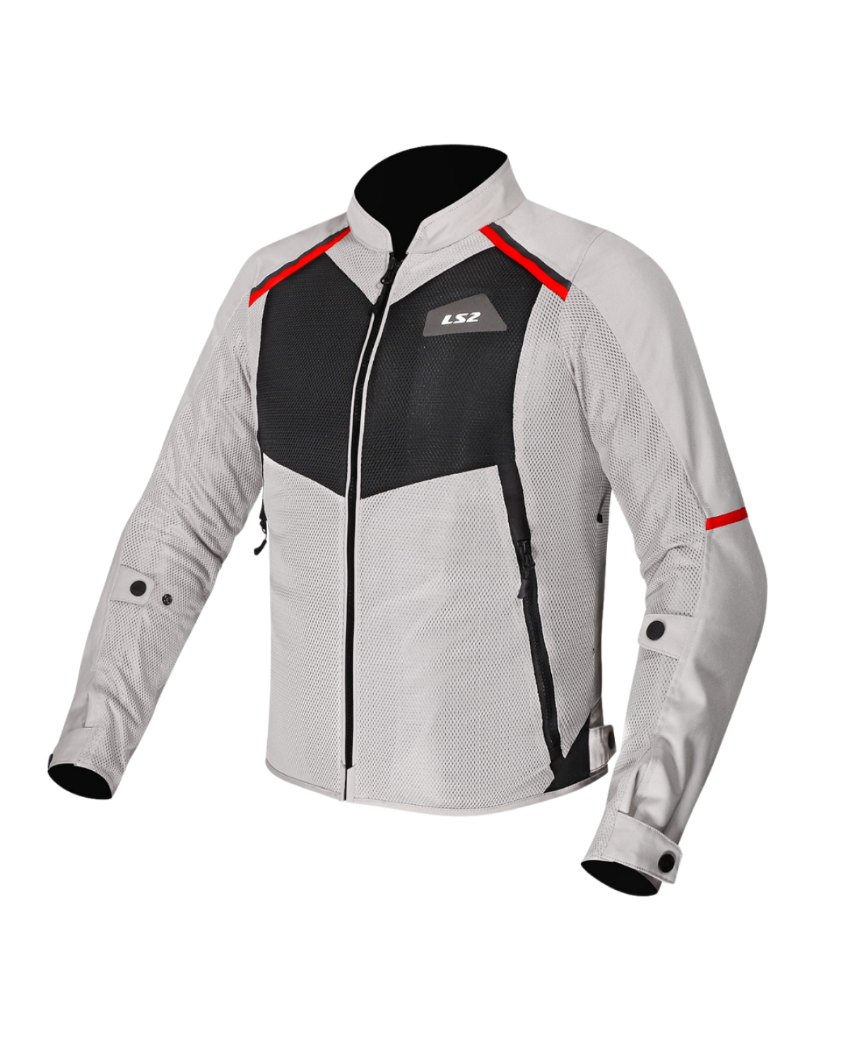 LS2 BREEZE KADIN MONT - GREY / BLACK / RED LS2 BREEZE KADIN MONT - GREY / BLACK / RED