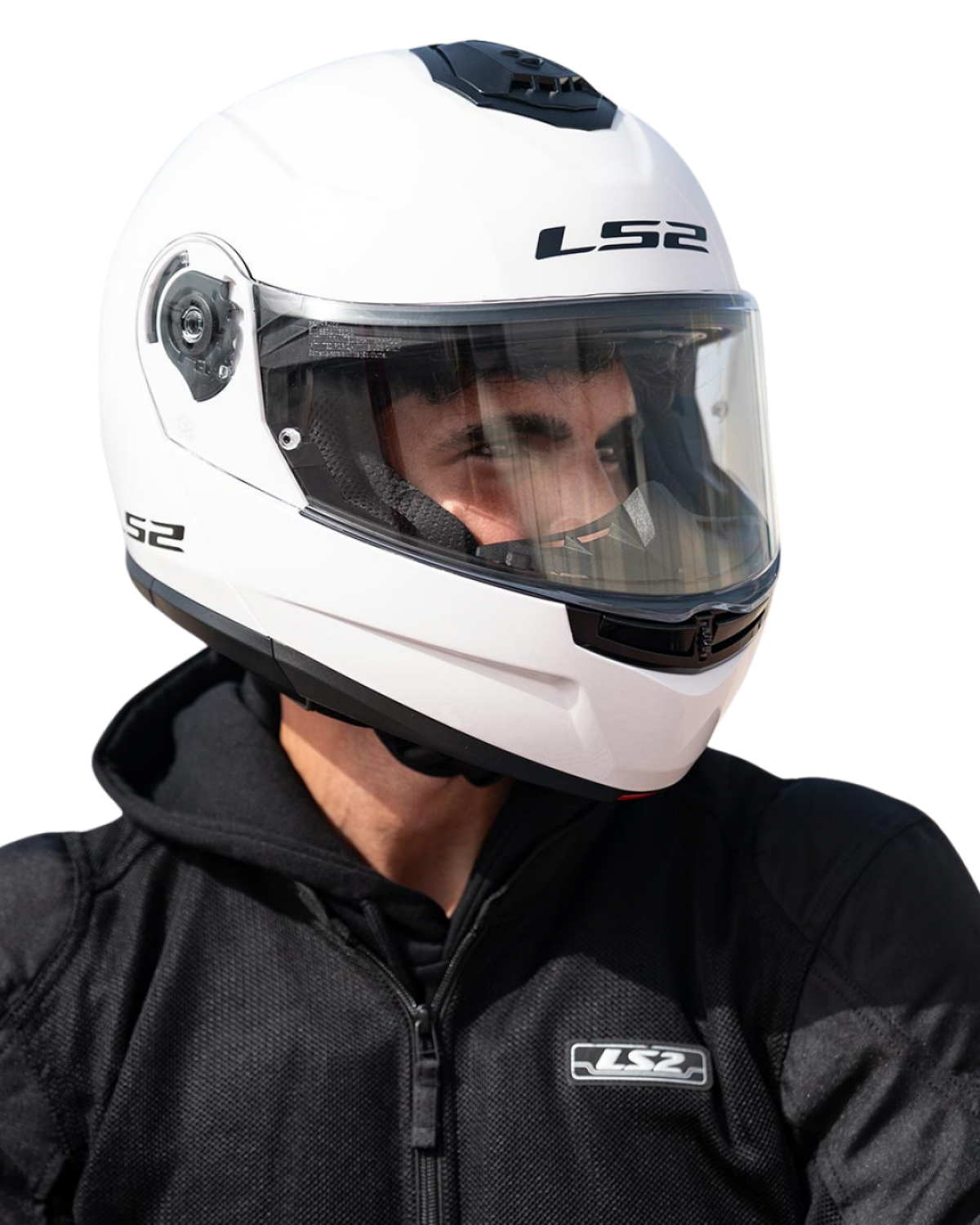 LS2 FF908 STROBE 2 - GLOSSY WHITE LS2 FF908 STROBE 2 - GLOSSY WHITE