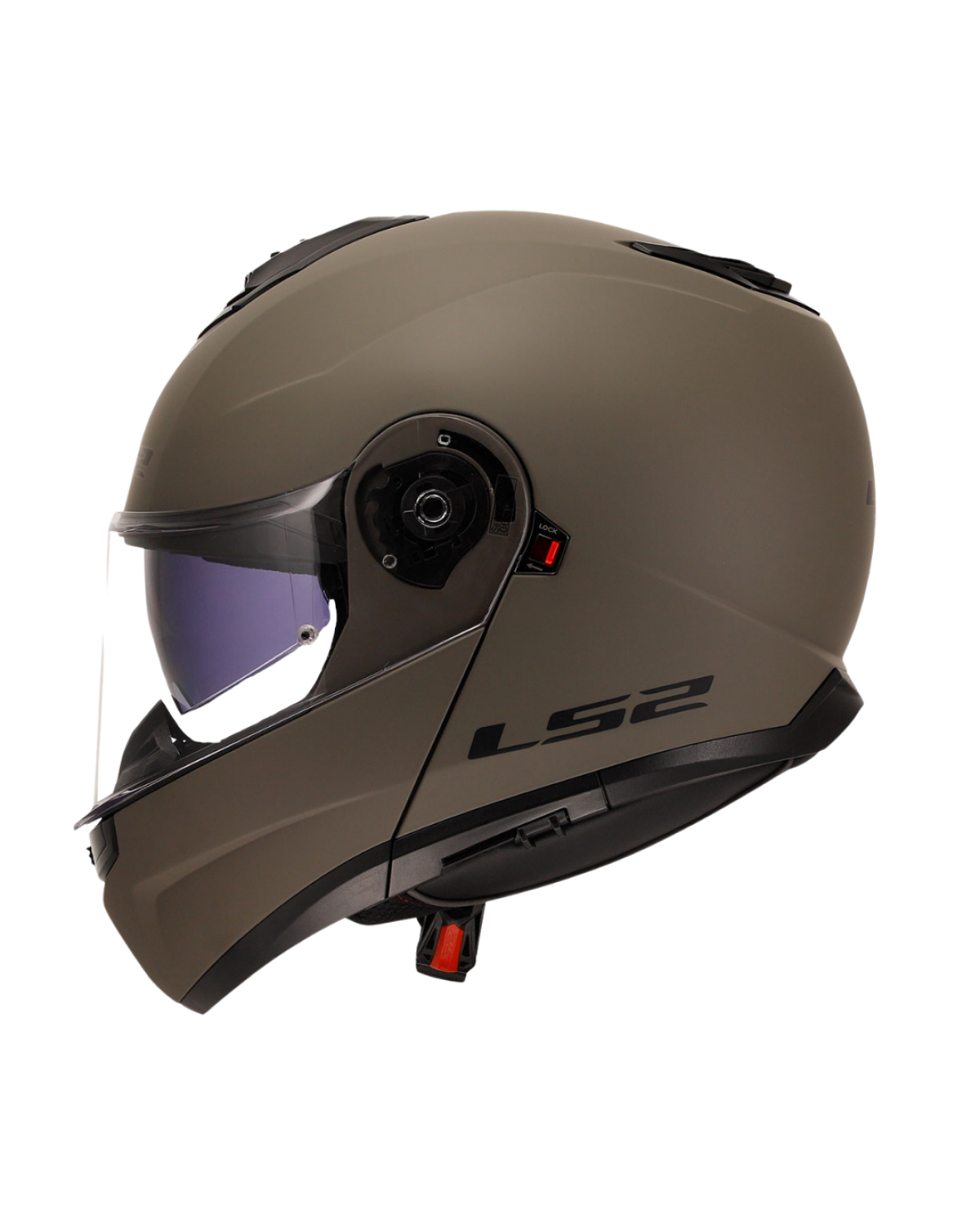 LS2 FF908 STROBE 2 - SOLID MATT SAND AND OLIVE