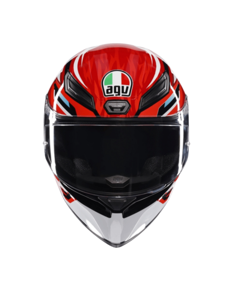 AGV K1 S LION - BLACK / RED / WHITE