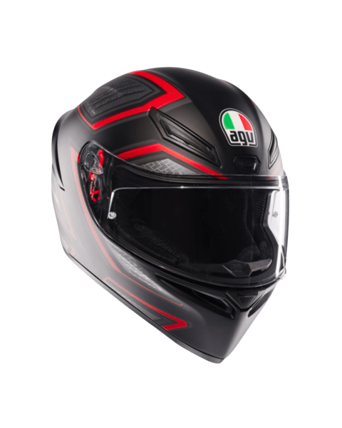 AGV K1 S SLING MATT - BLACK / RED