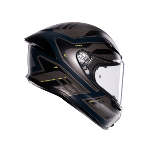 AGV K6 S ENHANCE - MATT GREY/ YELLOW FLUO