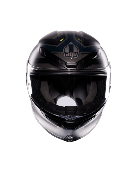 AGV K6 S ENHANCE - MATT GREY/ YELLOW FLUO