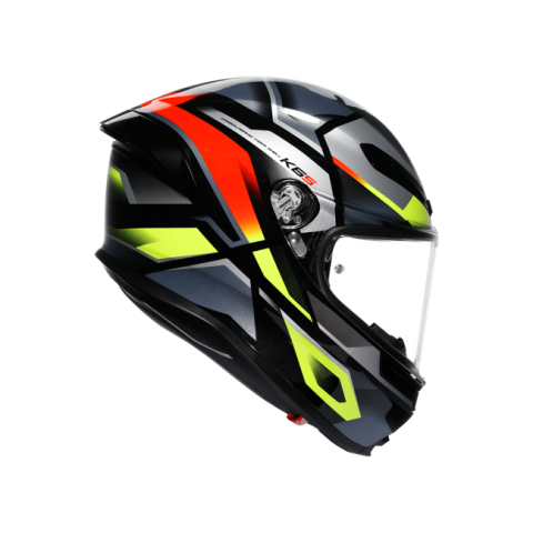 AGV K6 S ERAZER - BLACK / RED / YELLOW FLUO