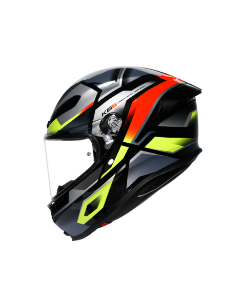 AGV K6 S ERAZER - BLACK / RED / YELLOW FLUO