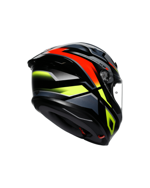 AGV K6 S ERAZER - BLACK / RED / YELLOW FLUO