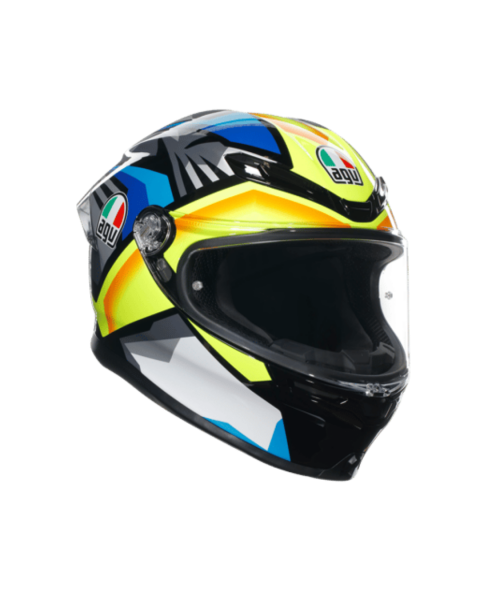 AGV K6 S JOAN - BLACK / BLUE / YELLOW