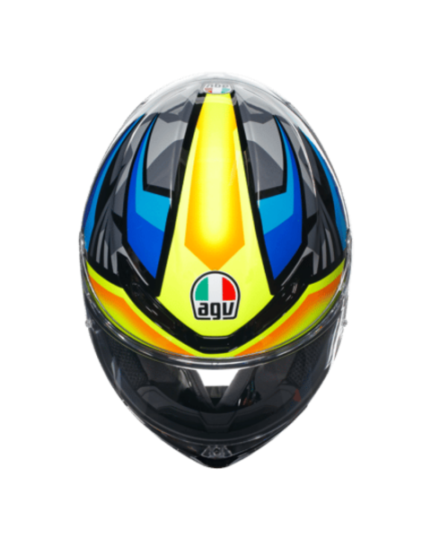 AGV K6 S JOAN - BLACK / BLUE / YELLOW