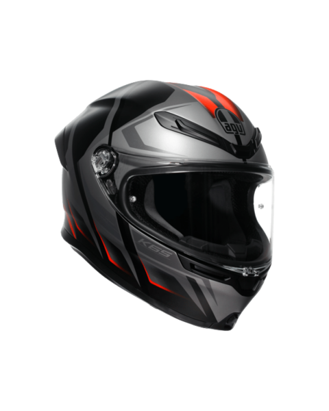 AGV K6 S KARVE MATT - BLACK / GREY / RED