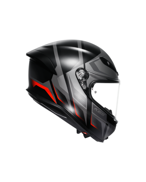 AGV K6 S KARVE MATT - BLACK / GREY / RED