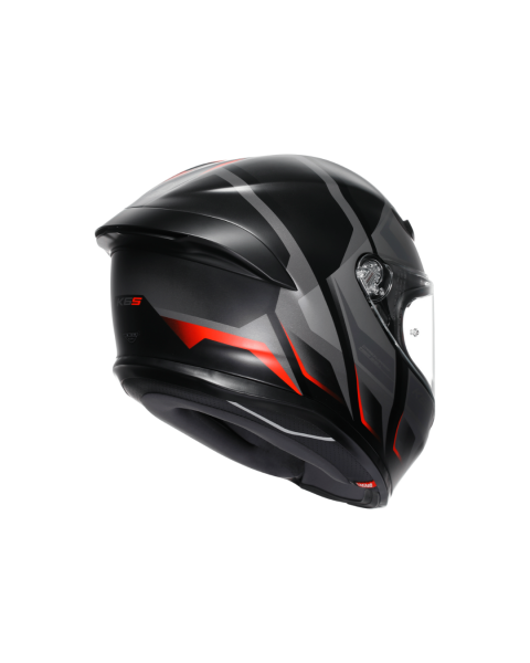AGV K6 S KARVE MATT - BLACK / GREY / RED