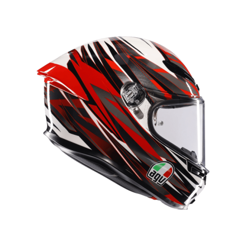 AGV K6 S REEVAL - WHITE / RED / GREY