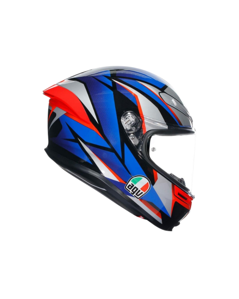 AGV K6 S SLASHCUT - BLACK / BLUE / RED