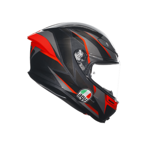 AGV K6 S SLASHCUT - BLACK / GREY / RED