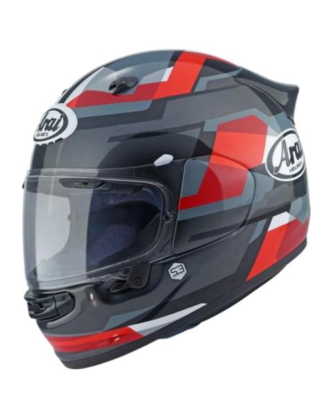 ARAI QUANTIC - ABSTRACT RED