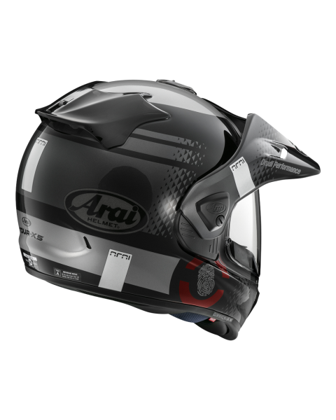 ARAI TOUR-X5 - PRINT BLACK
