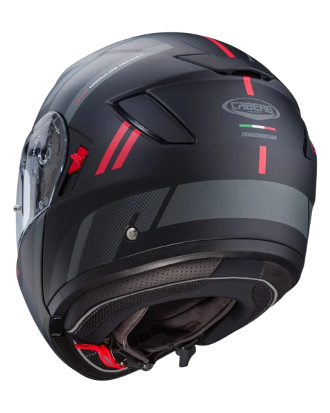 CABERG LEVO X MANTA MATT BLACK / ANTHRACITE / RED
