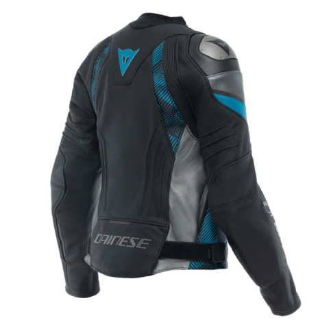DAINESE AVRO 5 DERİ KADIN MONT - BLACK / TEAL / ANTHRACITE