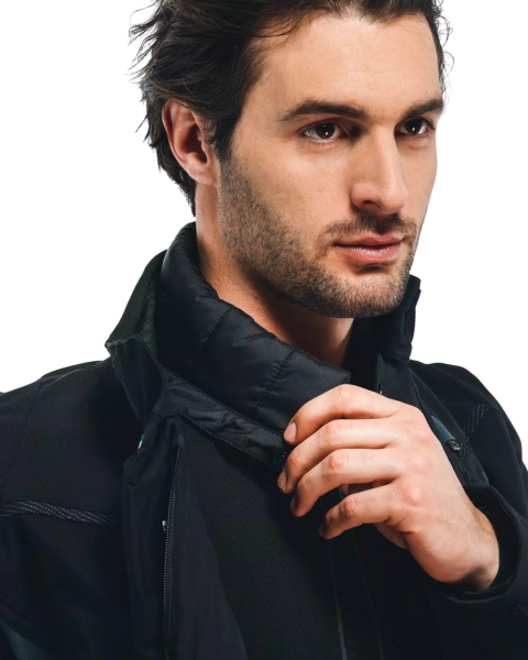 DAINESE CARVE MASTER 3 GORE-TEX ERKEK MONT - BLACK / BLACK / EBONY