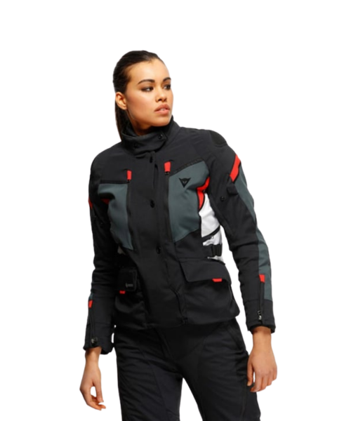 DAINESE CARVE MASTER 3 GORE-TEX KADIN MONT - BLACK / EBONY / LAVA-RED