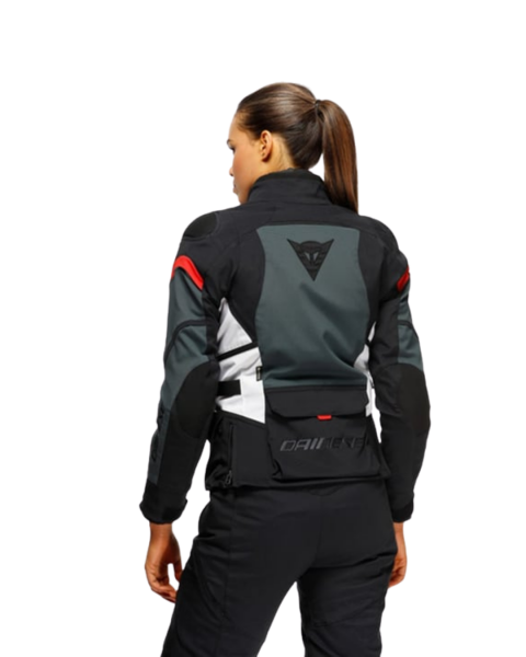 DAINESE CARVE MASTER 3 GORE-TEX KADIN MONT - BLACK / EBONY / LAVA-RED