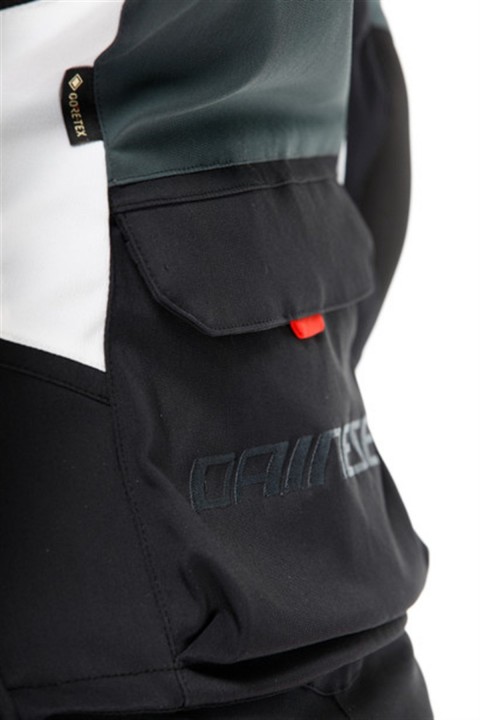 DAINESE CARVE MASTER 3 GORE-TEX KADIN MONT - BLACK / EBONY / LAVA-RED