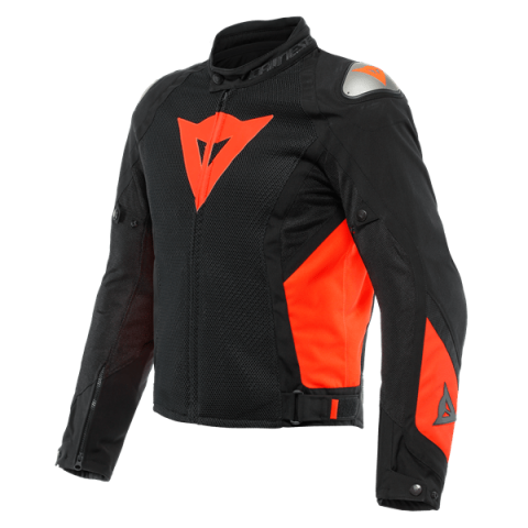 DAINESE ENERGYCA AIR TEKSTİL ERKEK MONT - BLACK / FLUO-RED