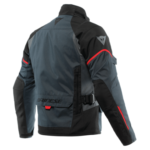 DAINESE TEMPEST 3 D-DRY ERKEK MONT - EBONY / BLACK / LAVA-RED