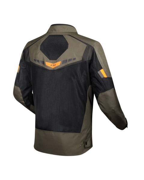 LS2 BLADE AIR ERKEK MONT - KHAKI BLACK HI-VI ORANGE