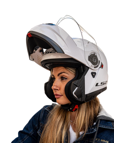 LS2 FF908 STROBE 2 - GLOSSY WHITE