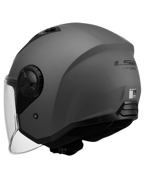 LS2 OF616 AIRFLOW 2 - SOLID MATT TITANIUM