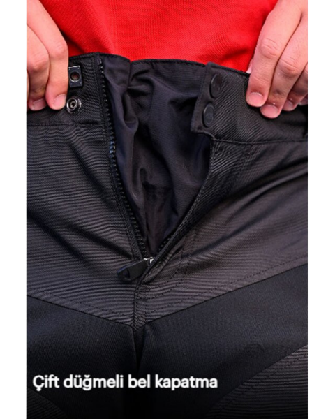 LS2 TRAVEL ERKEK PANTOLON SHORT - BLACK DARK GREY